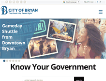 Tablet Screenshot of bryantx.gov